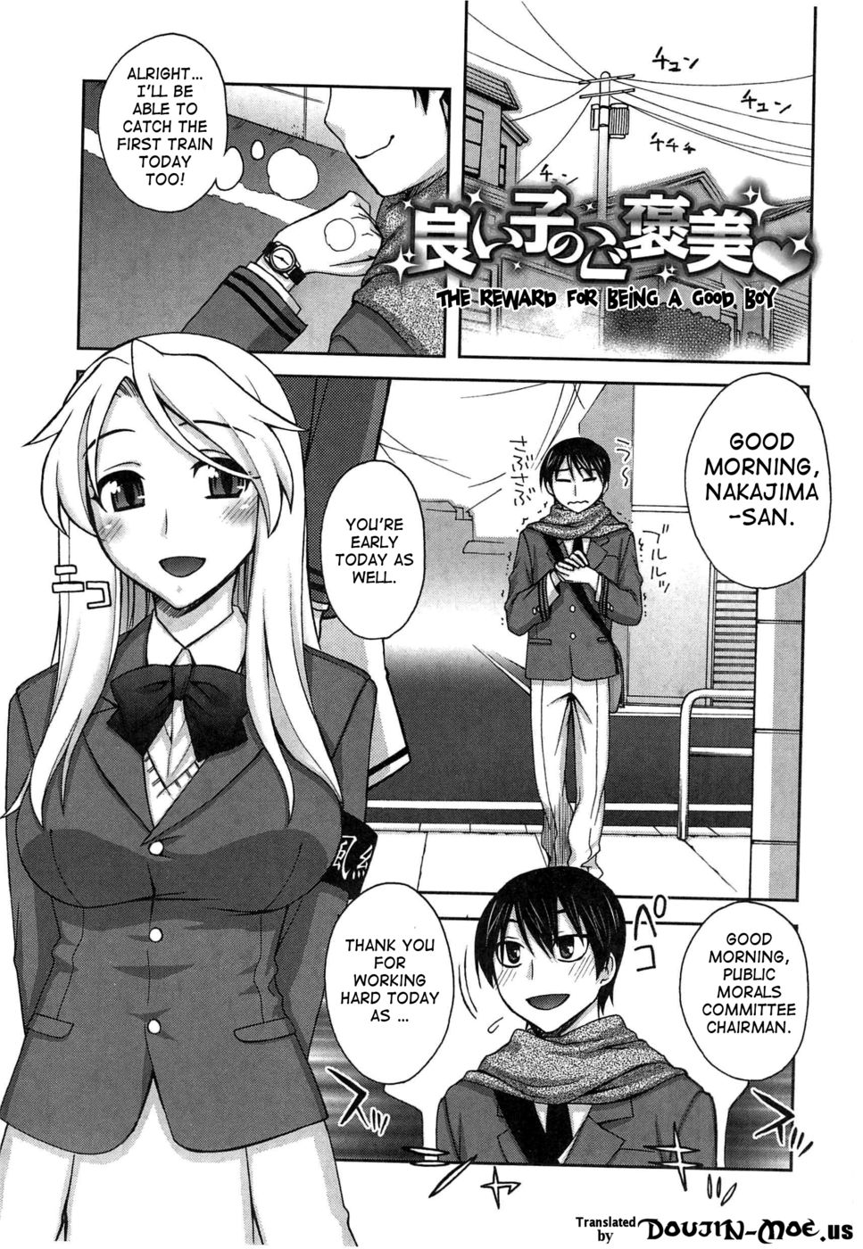Hentai Manga Comic-The Reward for Being a Good Boy-Read-1